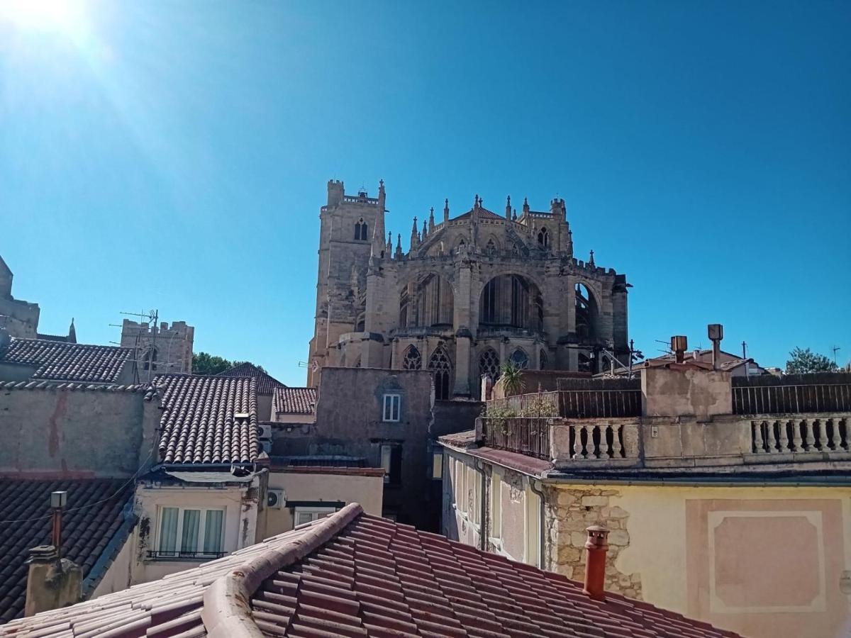 Studio Terrasse Vue Cathedrale Narbonne Dış mekan fotoğraf